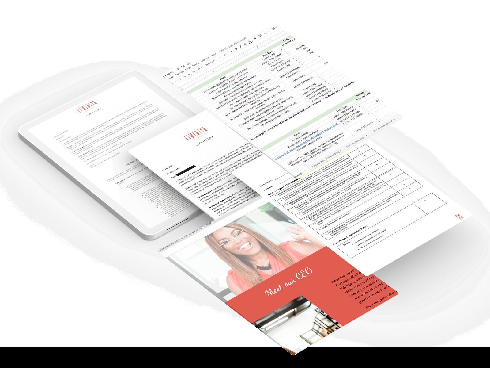 Delegation onboarding mockup