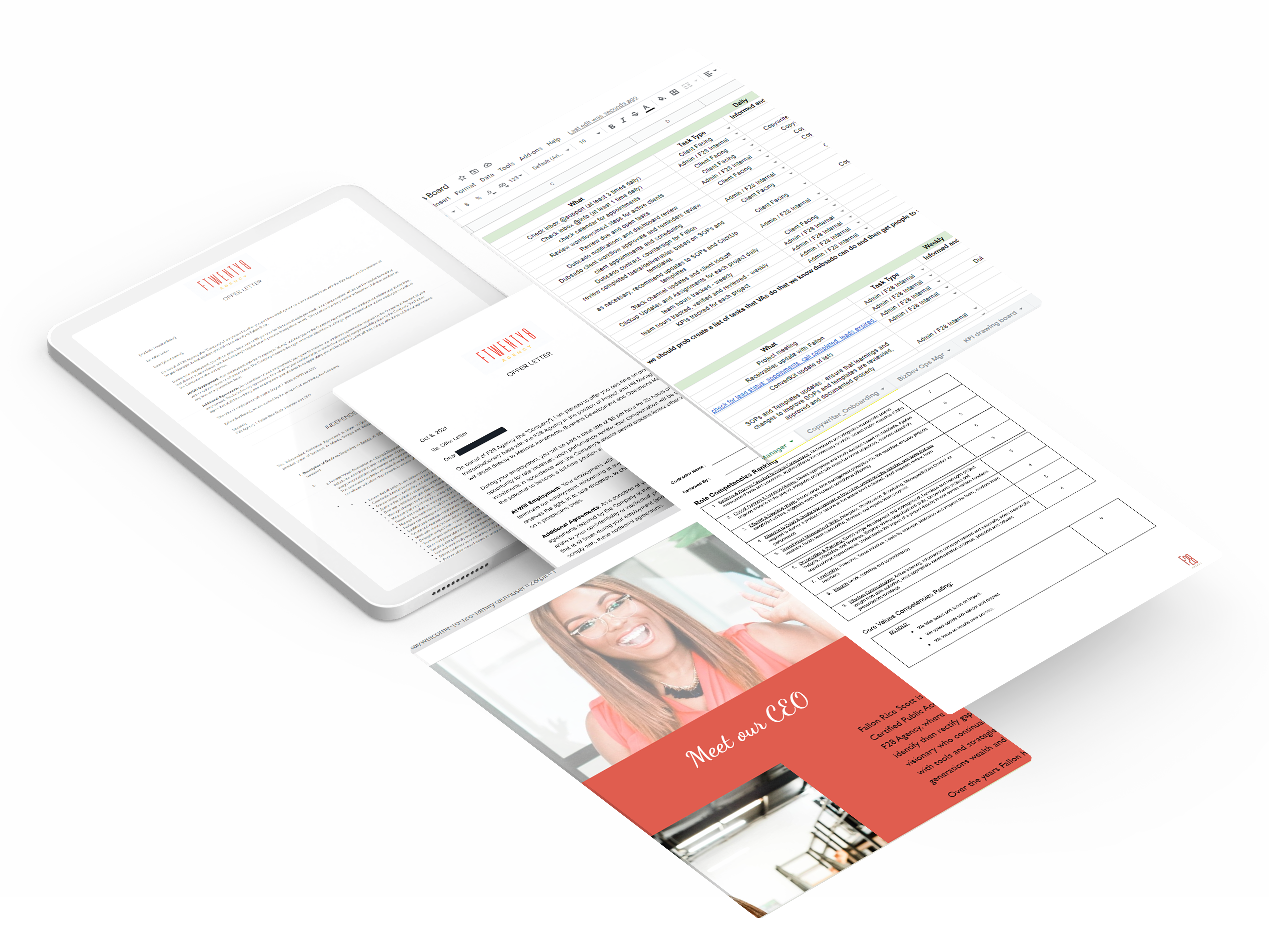 Delegation onboarding mockup
